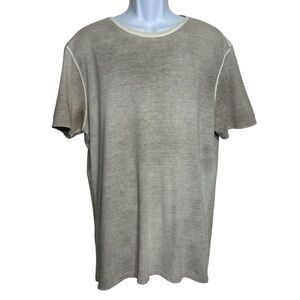 John Varvatos Collection Men's Tee, Sz. XL Gray Lightweight